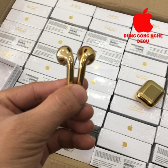 tai nghe bluetooth airpod mạ vàng 