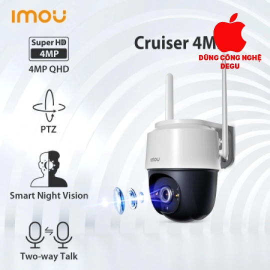 CAMERA NGOÀI TRỜI WIFI IMOU CRUISER IPC-S41FP 4MPX , FULL COLOR , MẪU MỚI 2022