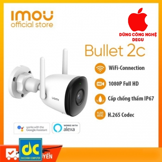 CAMERA WIFI IMOU NGOÀI TRỜI IPC-F22P BULLET 2C 1080P - CHÍNH HÃNG
