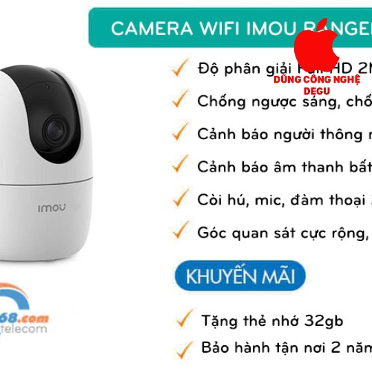 camera wifi  quan  sát  IMOU 2mp  1080p  new  2022