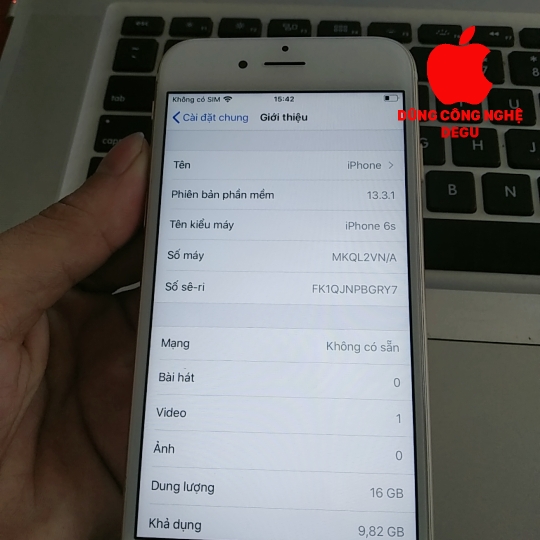 IPhone 6s 16gb zin vn/a98-99% vàng 