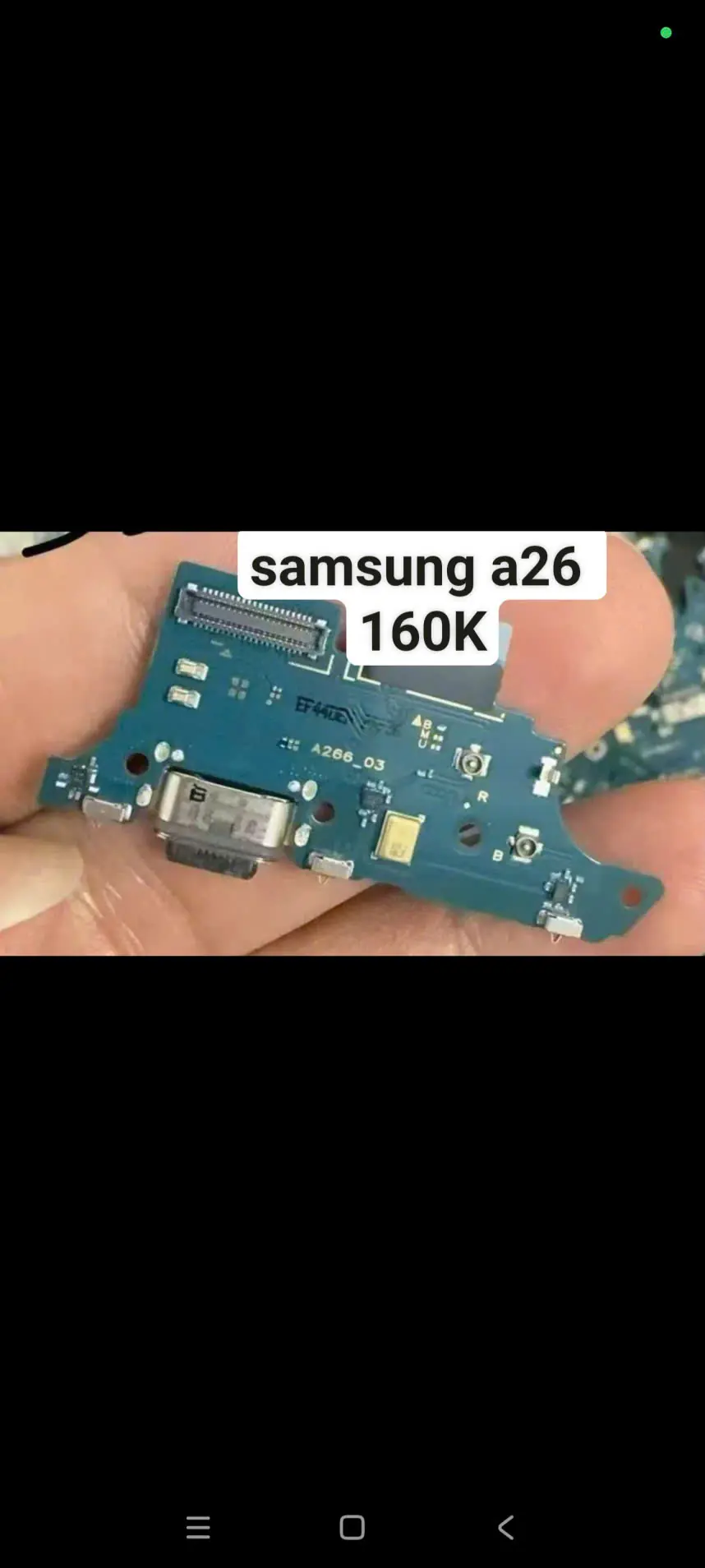 Cụm sạc samsung a26 