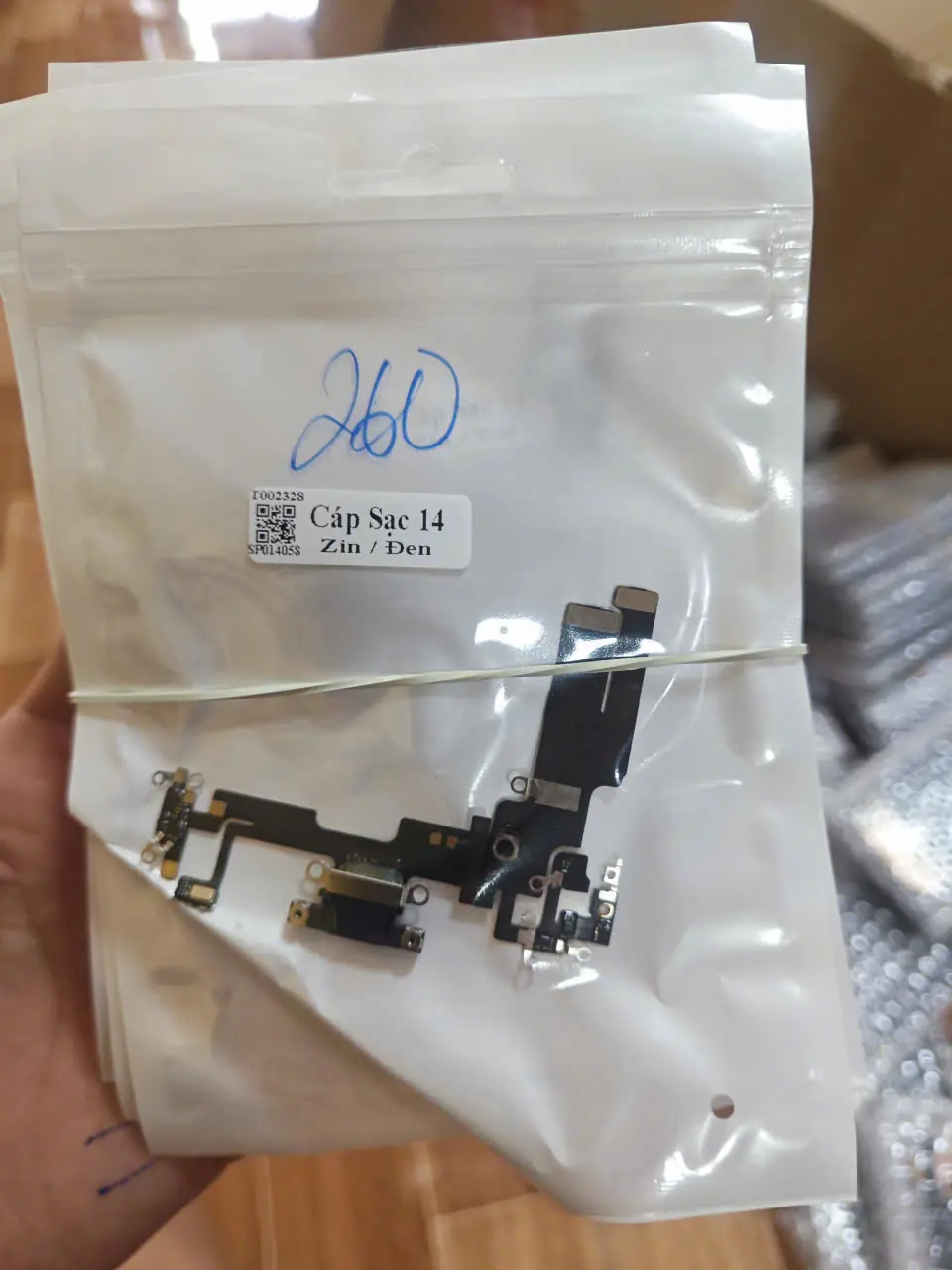 cụm cap sạc iphone 14 zin new