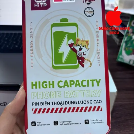 PIN IPHONE XR DUNG LƯỢNG CAO ( bảo hành 12 tháng )